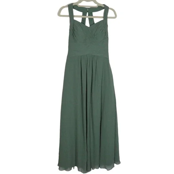 Azazie | Dresses | Azazie Eucalyptus Chiffon Shirred Bodice Floor Length Formal Gown Pockets Size M | Poshmark Azazie | Dresses | Azazie Eucalyptus Chiffon Shirred Bodice Floor Length Formal Gown Pockets Size M | Poshmark